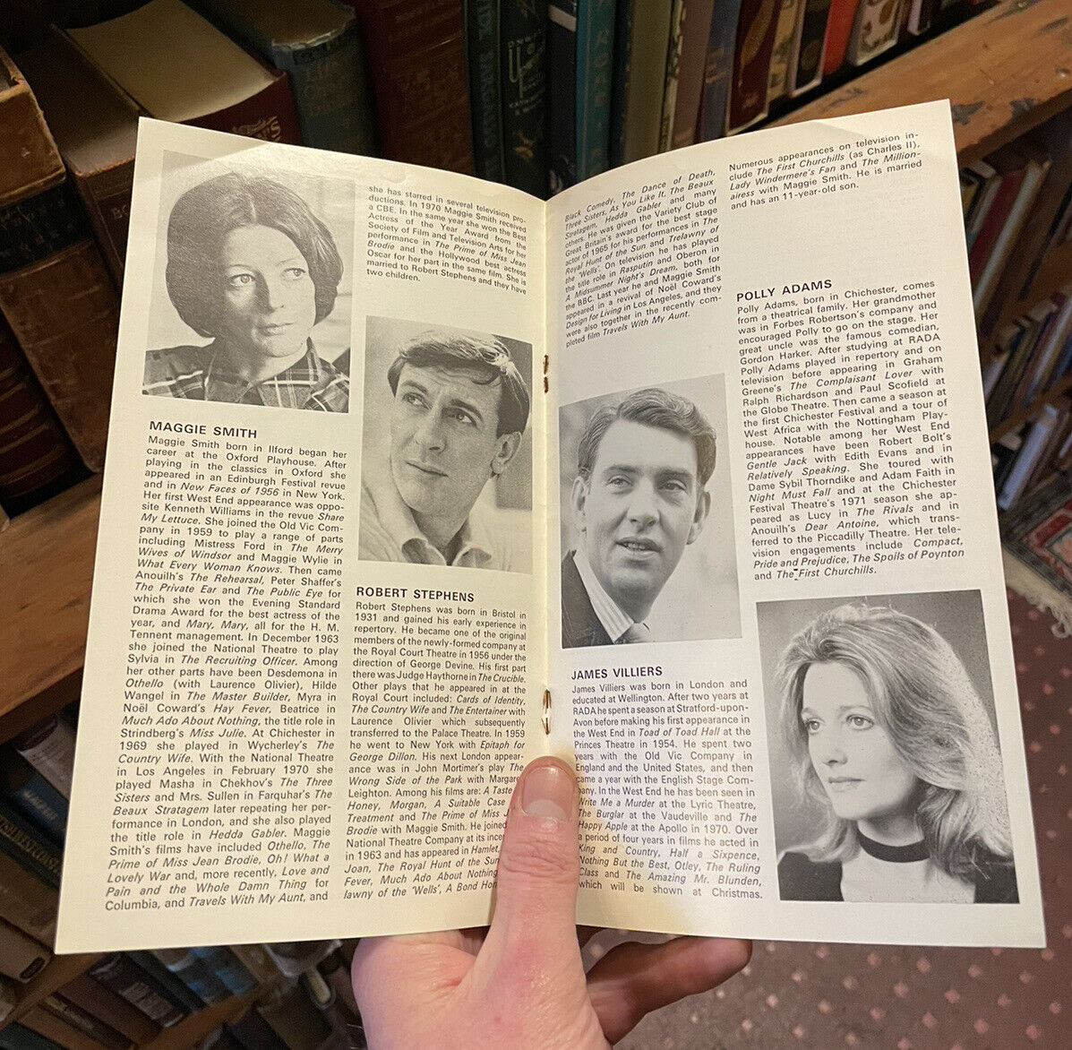 Private Lives AUTOGRAPHED Queen's Theatre Programme NOEL COWARD Rare 1972