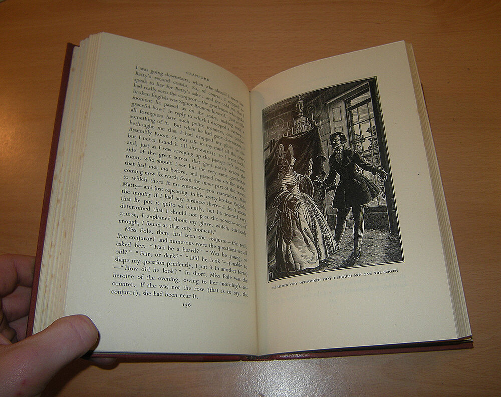 1948 Cranford / Mrs Gaskell / Classic Literature / Joan Hassall Wood Engravings