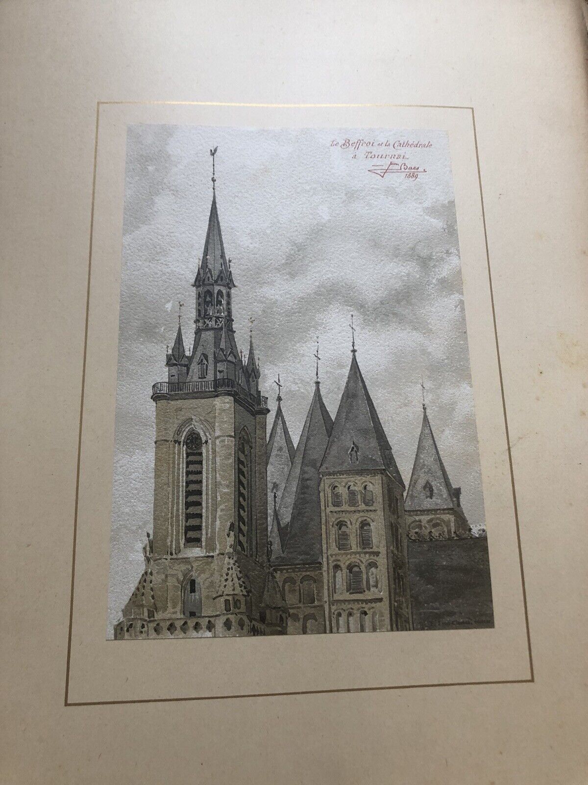 1891 Tours et Tourelles Historiques de la Belgique : Mr Jean Baes Architect