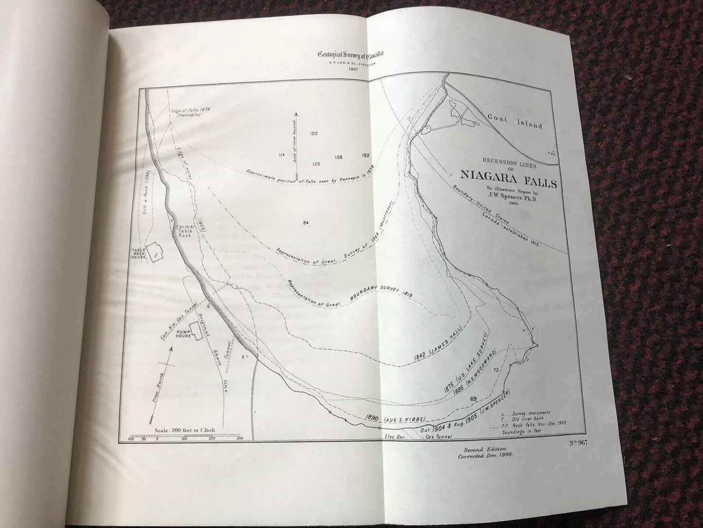 Spencer's Falls of Niagra : Evolution and Relations to the Great Lakes 1907