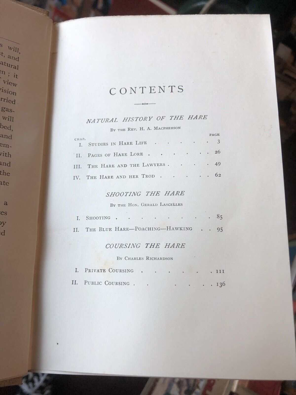 THE HARE Shooting, Coursing, Hunting & Cookery FIELD SPORTS Natural History 1896