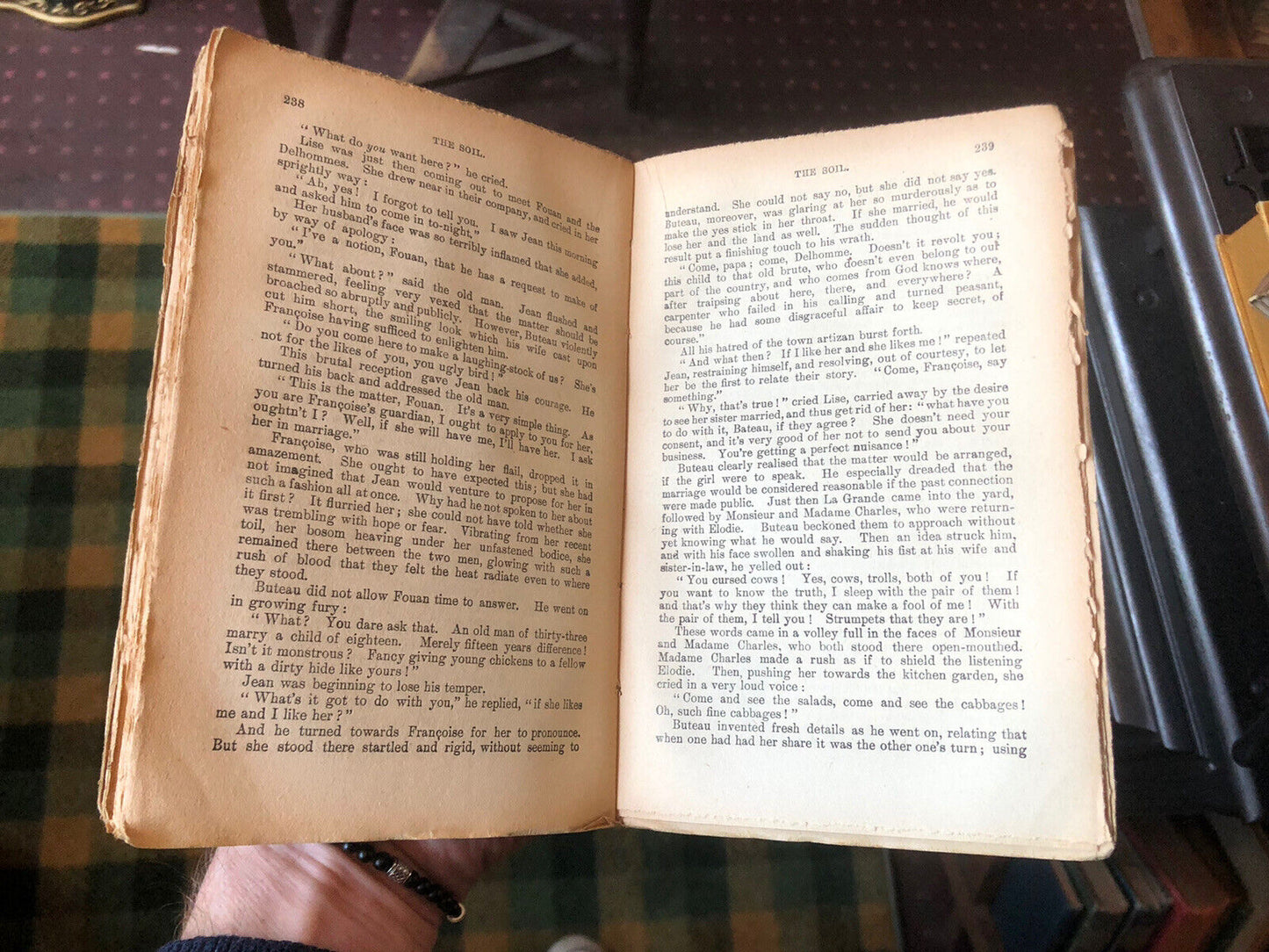 Emile Zola : The Soil (La Terre) Suppressed English Edition : c1890s
