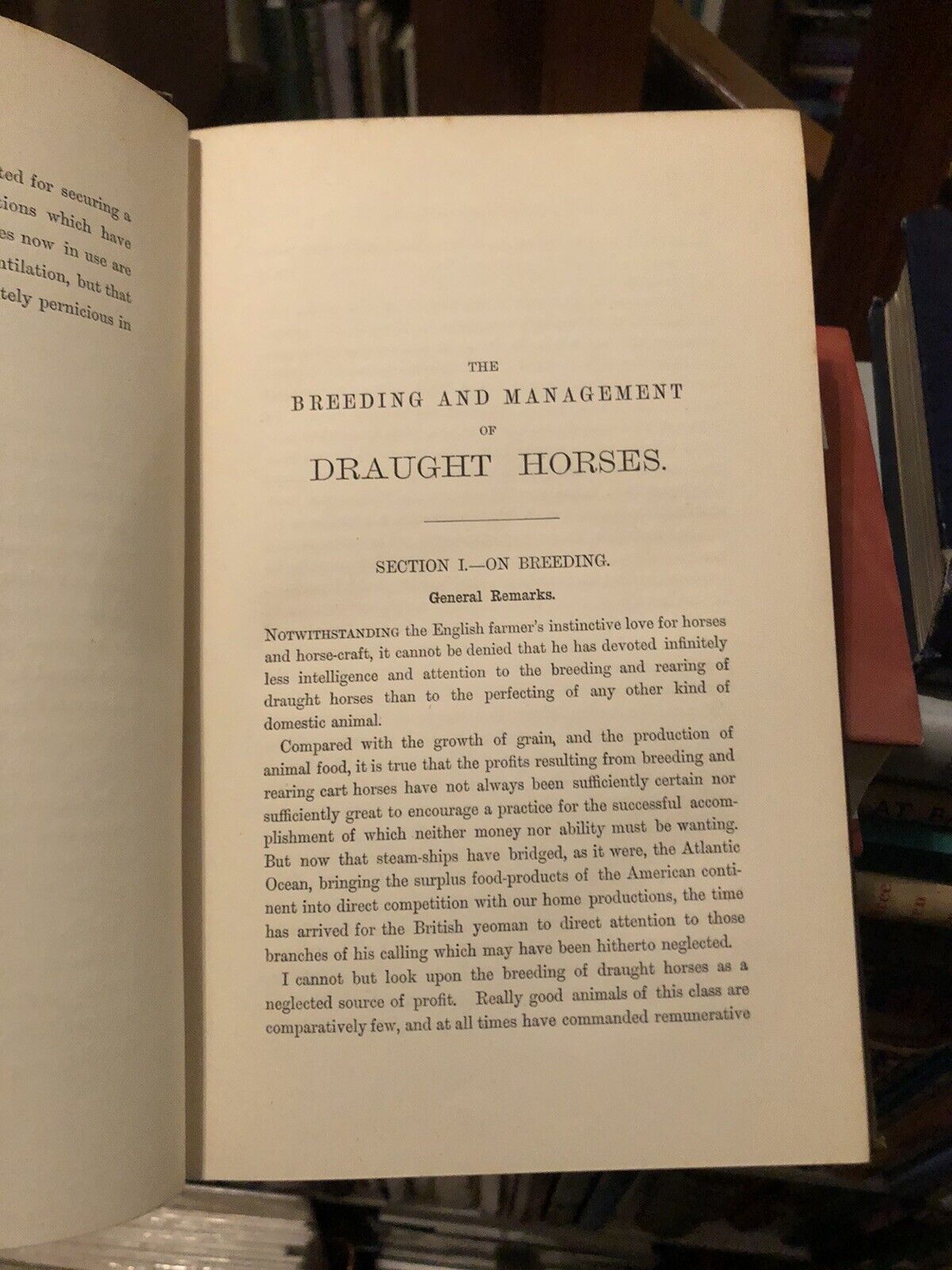 1882 Breeding & Management of Draught Horses - Working Horse Farming Agriculture
