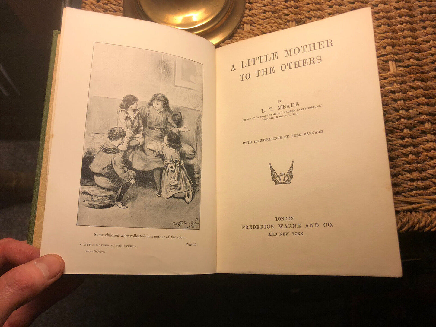 1896 : L.T. Meade : A Little Mother to the Others : Lovely Decorative Binding!!