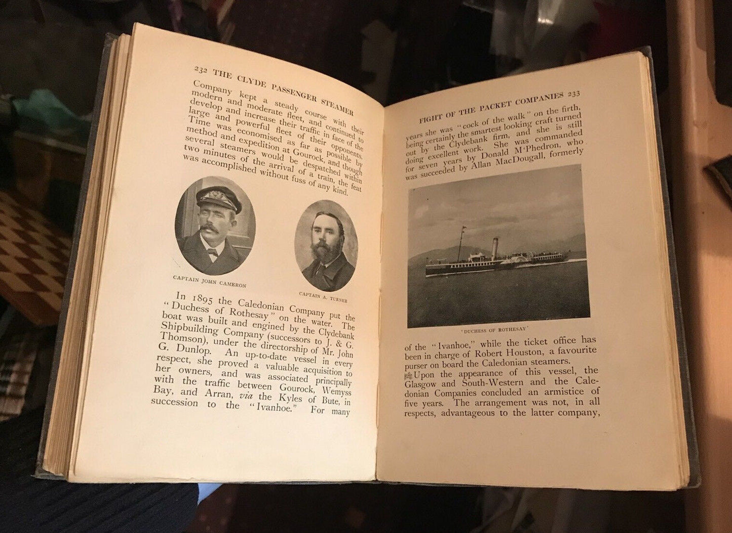 1904 The Clyde Passenger Steamer - Scottish Transport - Captain James Wiliamson
