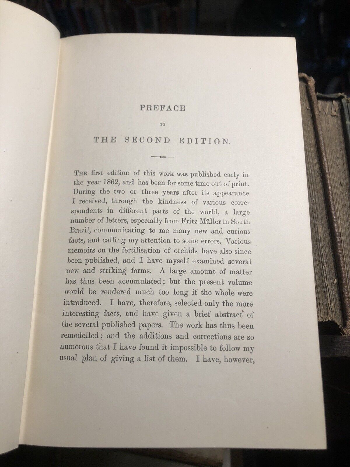 1904 Charles Darwin : Fertilisation of Orchids by Insects : Natural History VGC