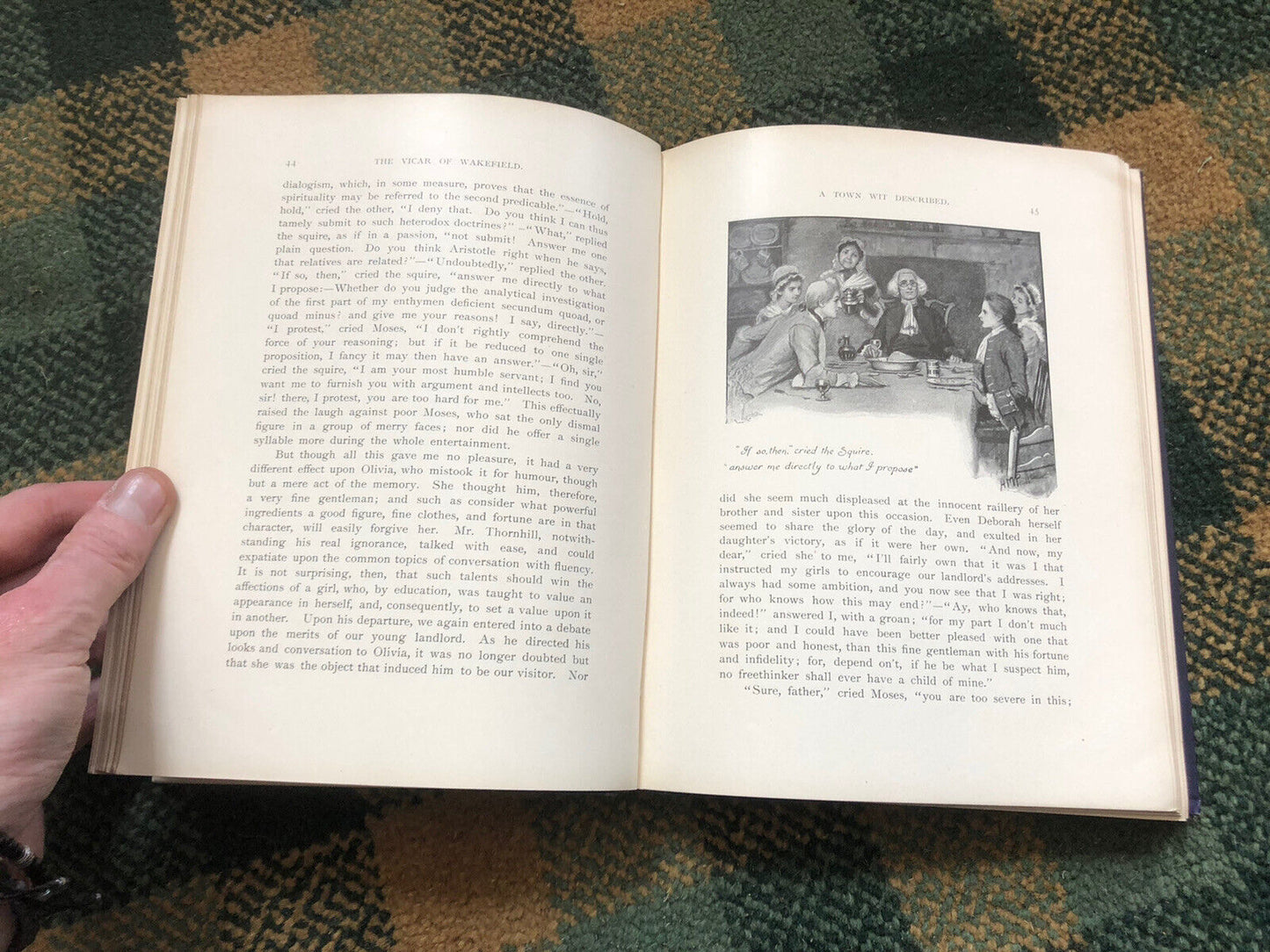 The Vicar of Wakefield : Oliver Goldsmith : H M Paget : Ernest Nister Decorative