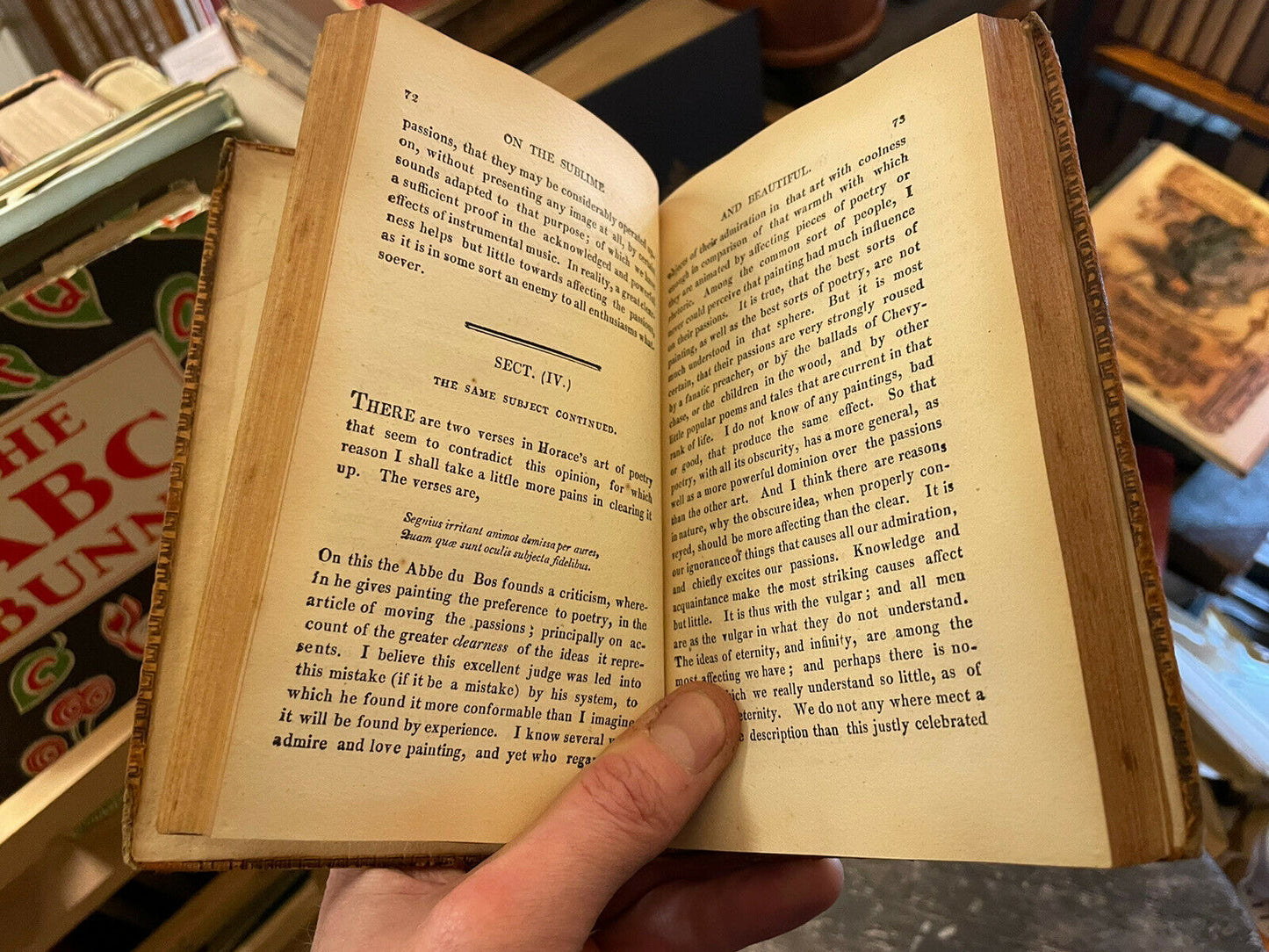 1807 Edmund Burke : Philosophical Enquiry . . Sublime and Beautiful : Scarce