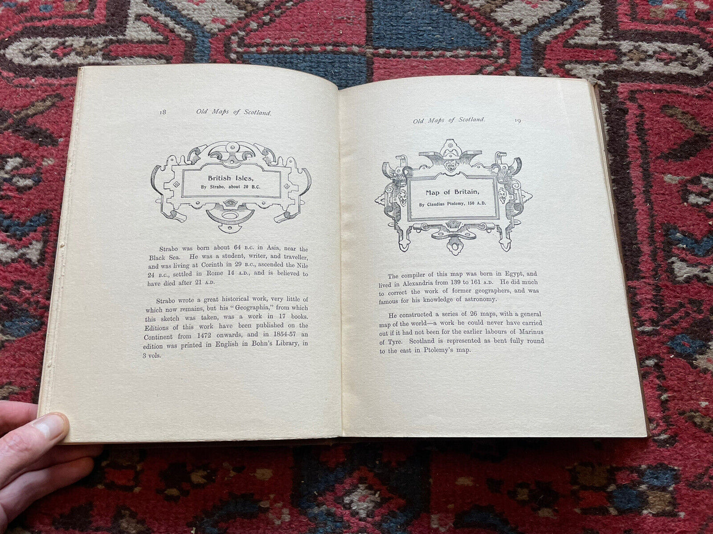 1905 - OLD MAPS & MAP-MAKERS OF SCOTLAND John E. Shearer SPEED Abraham Ortelius