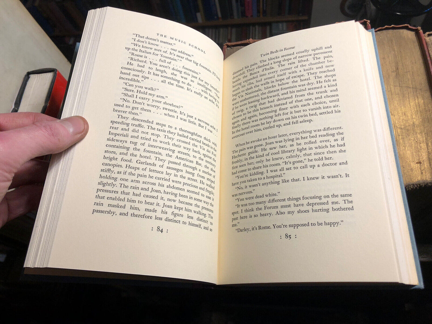 The Music School : John Updike INSCRIBED & SIGNED BY UPDIKE to Geoffrey Gorer