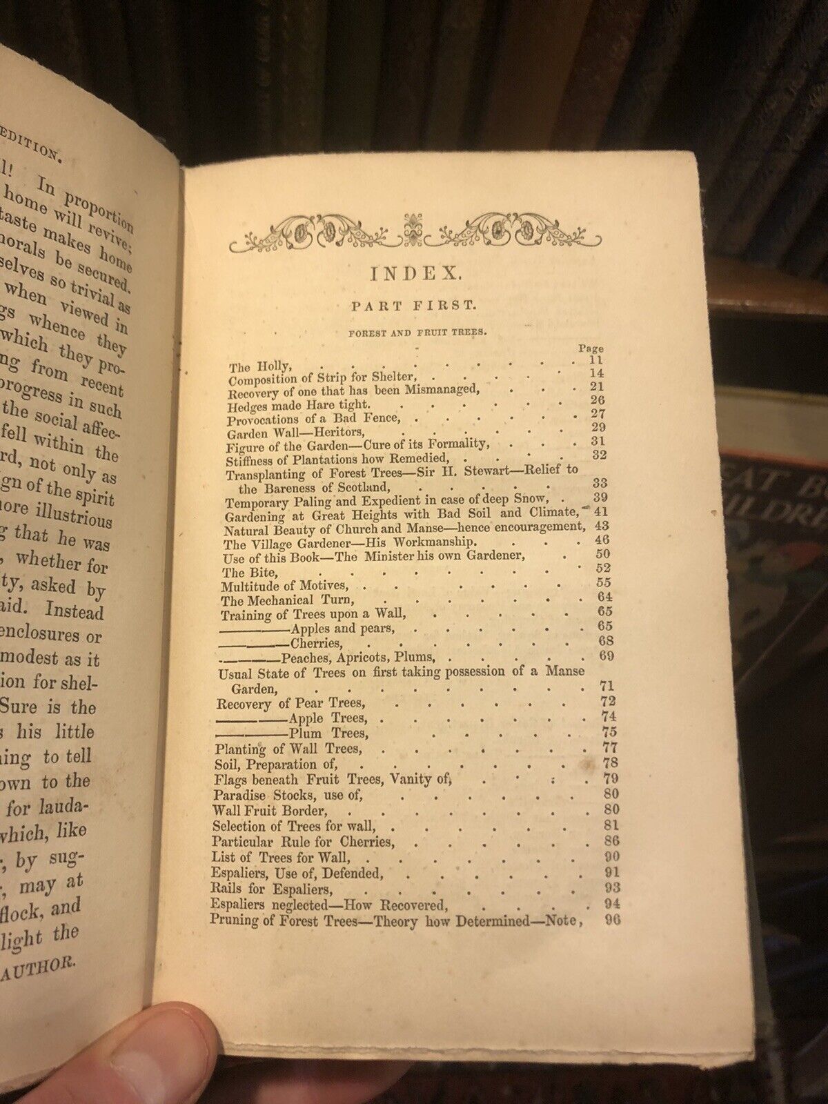 1836 THE MANSE GARDEN by Nathaniel Paterson EARLY ARISTOCRATIC GARDENING BOOK