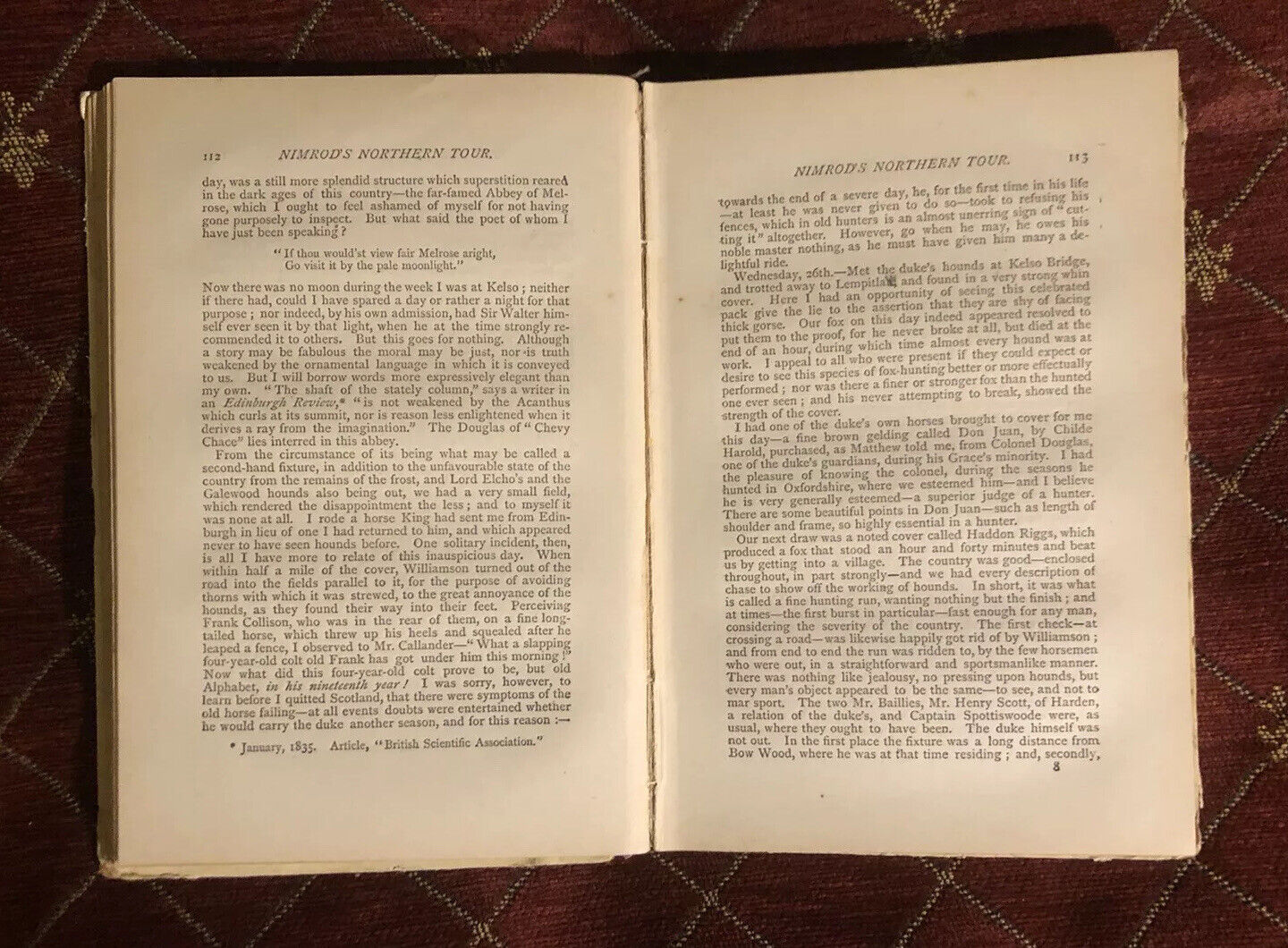 Nimrod’s Northern Hunting Tour ( Yellowback ) Scotland & Northern England