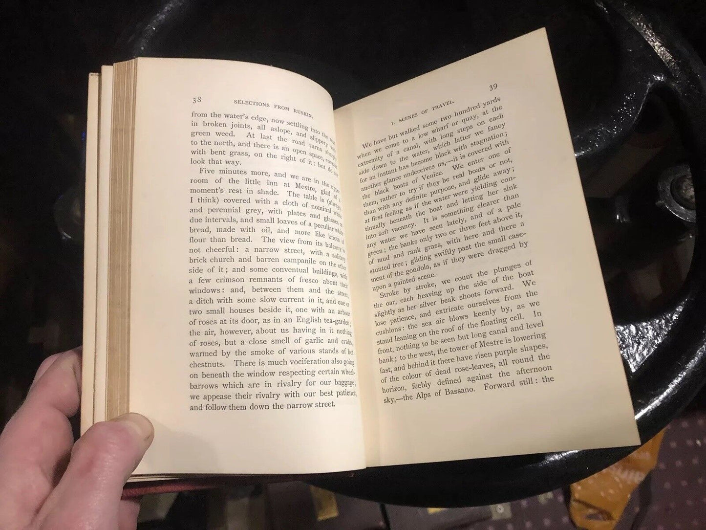 1904 Selections from John Ruskin - Leather Binding - English Art Critic & Writer