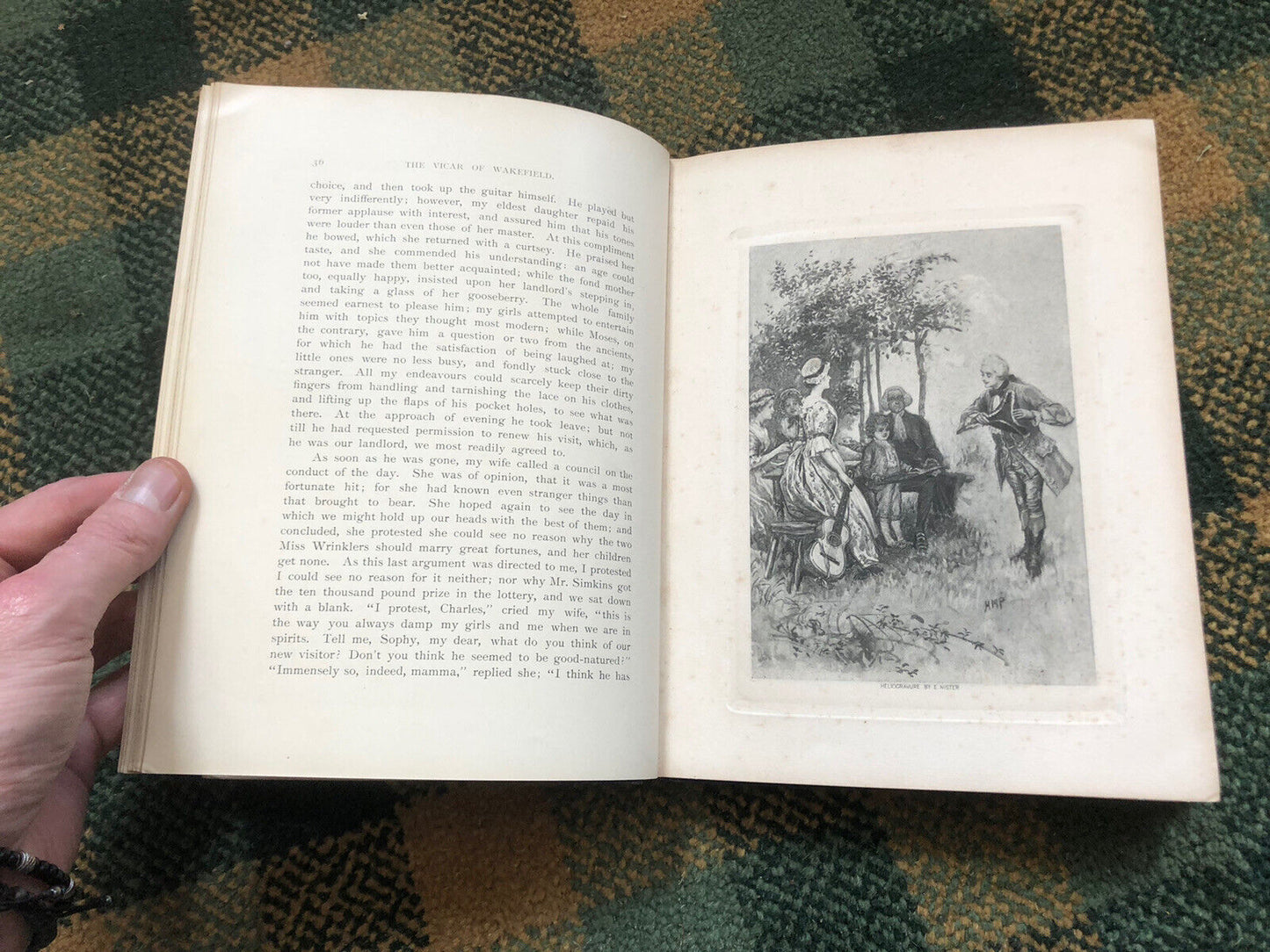 The Vicar of Wakefield : Oliver Goldsmith : H M Paget : Ernest Nister Decorative