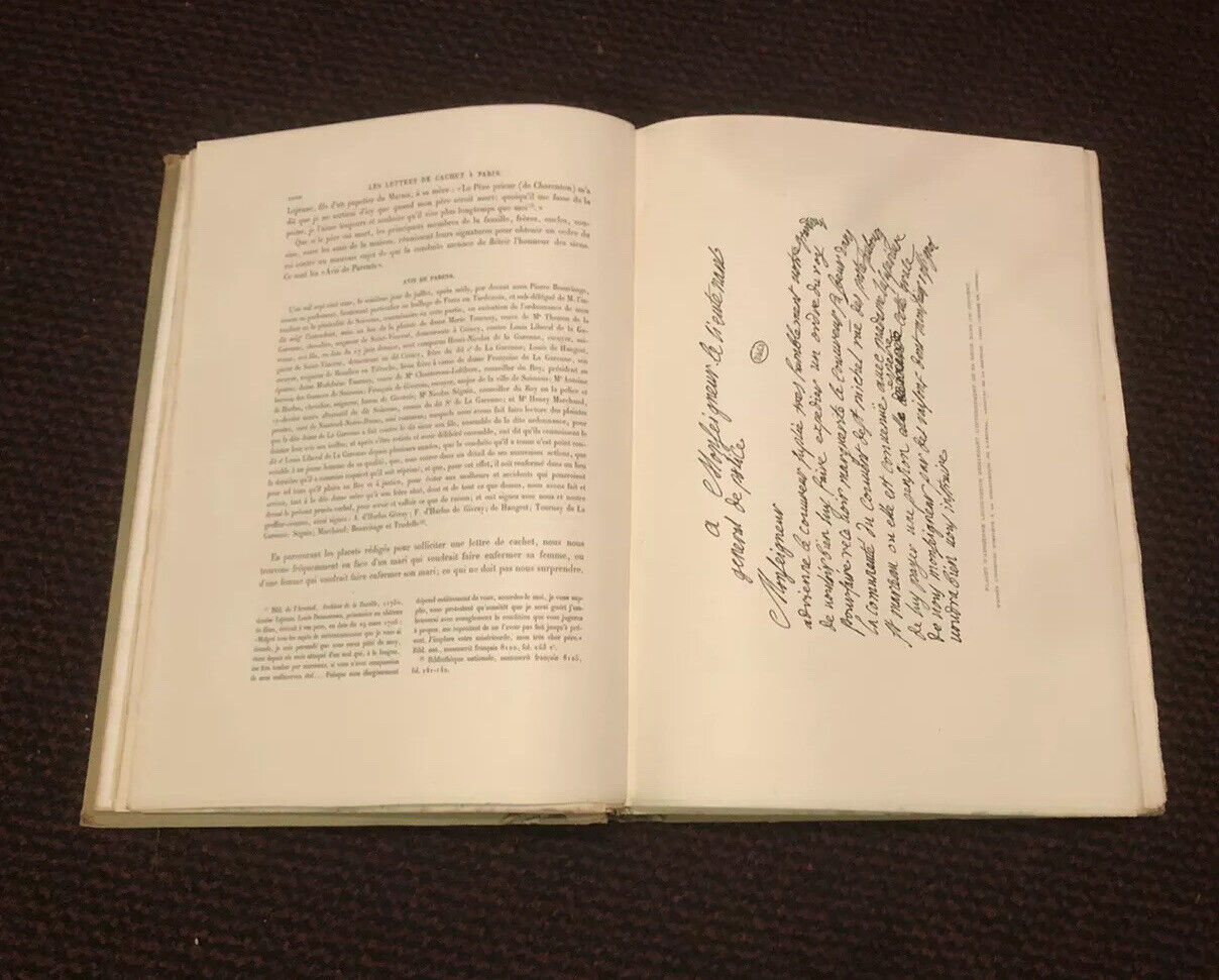 List of Prisoners at Bastille - Les Lettres de Cachet a Paris : King of France