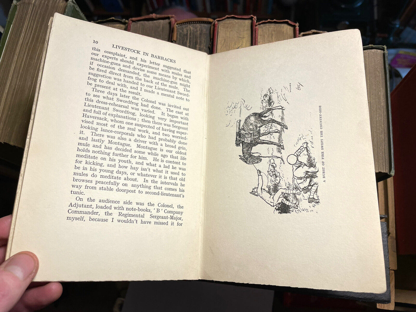 LIVESTOCK IN BARRACKS by A.A. : Illus by E H Shepard (Winnie the Pooh) 1929