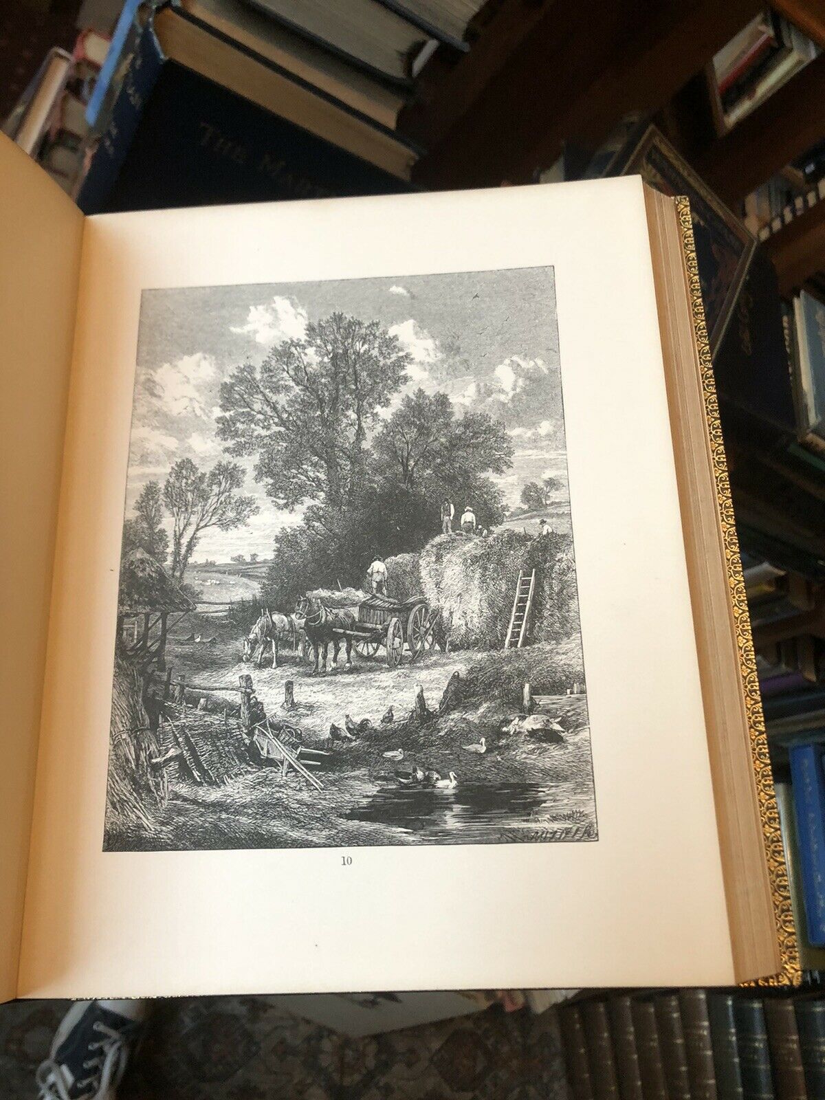 1863 Birket Foster's Pictures of English Landscape (30 Dalziel Engraved Plates)