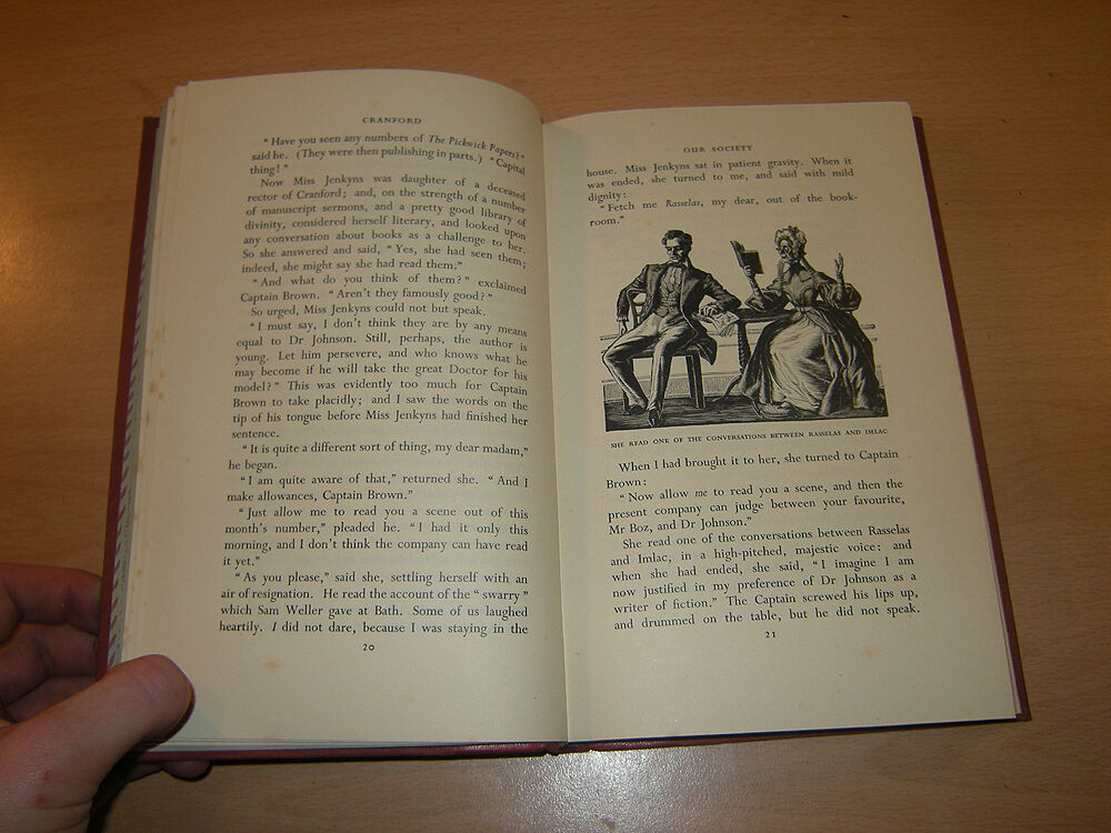 1948 Cranford / Mrs Gaskell / Classic Literature / Joan Hassall Wood Engravings