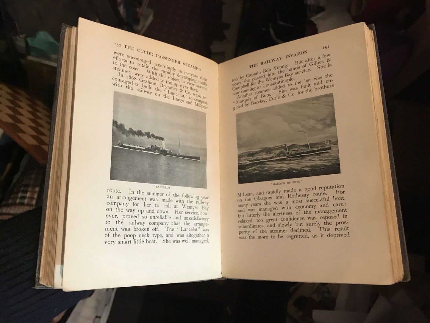 1904 The Clyde Passenger Steamer - Scottish Transport - Captain James Wiliamson