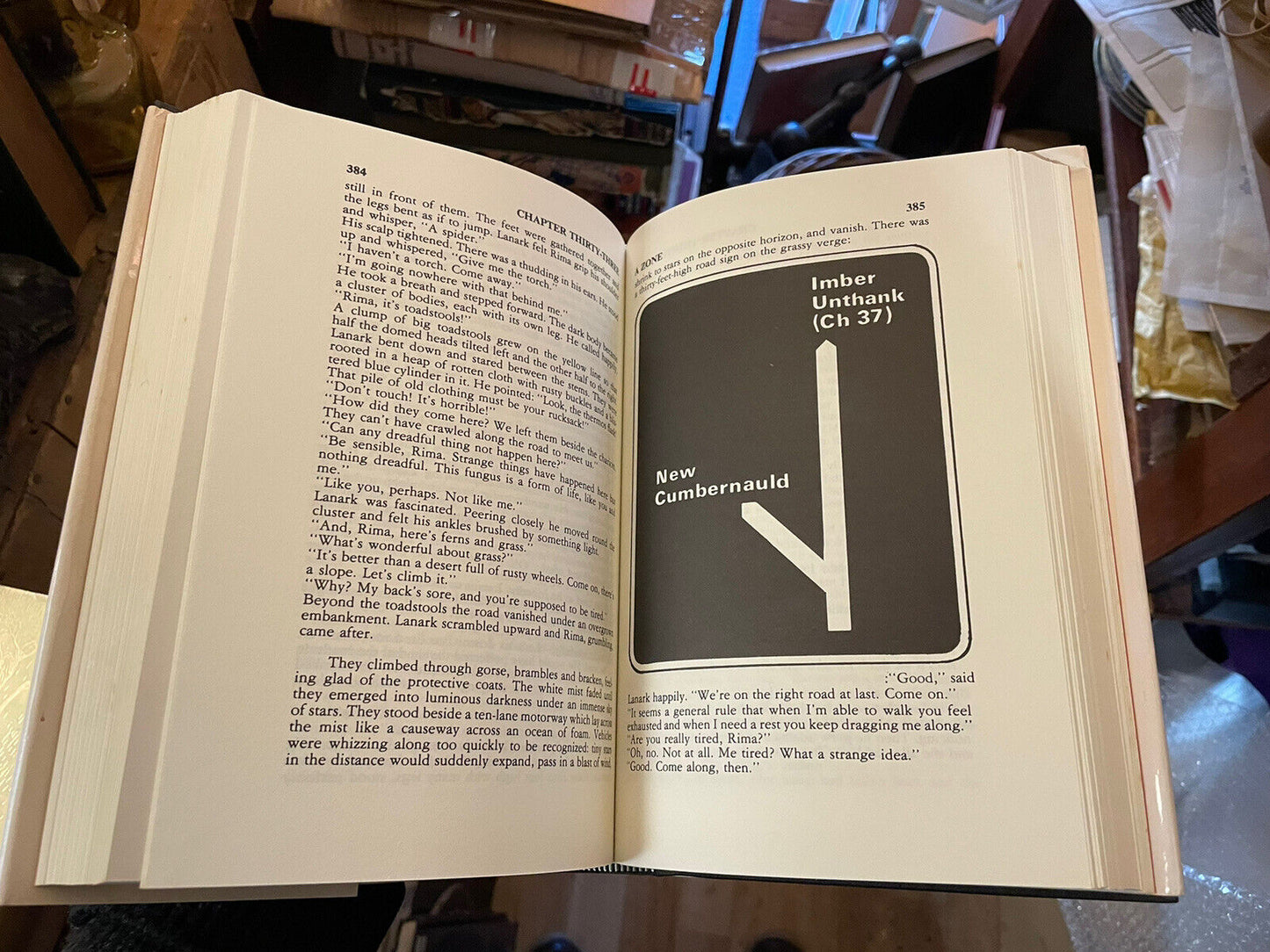 LANARK : Alasdair Gray : FIRST AMERICAN EDITION Hardback In DW