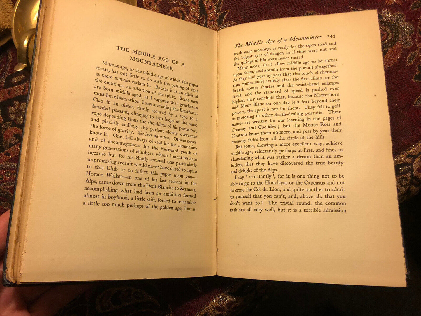 Peaks and Pleasant Pastures : Claud Schuster : Alpine Climbing / Mountaineering