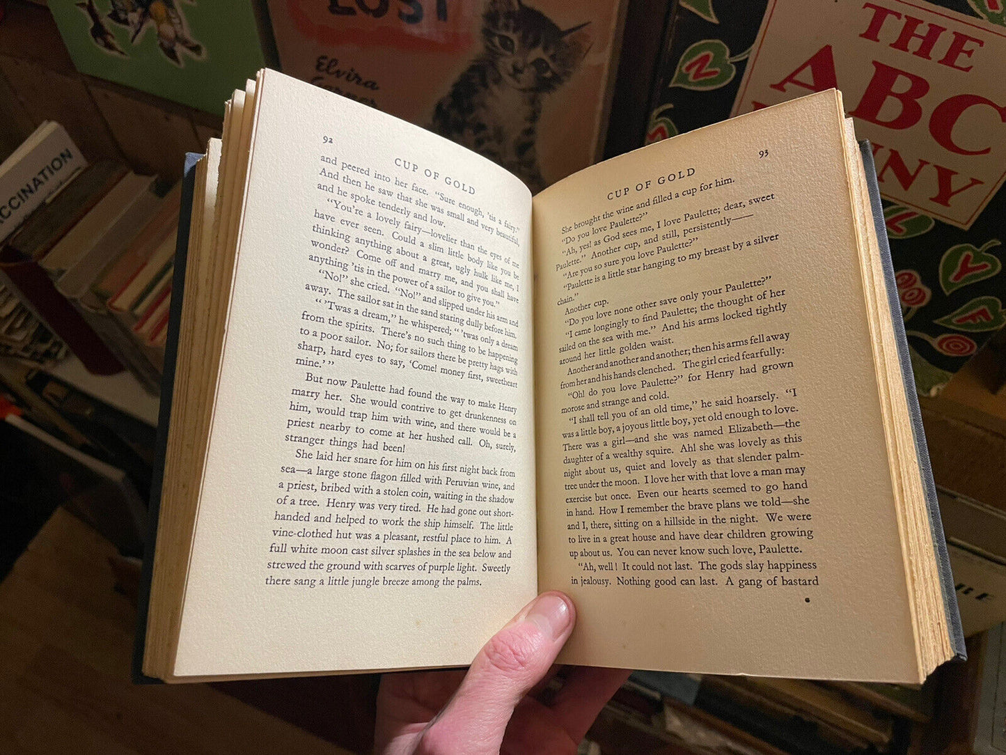 John Steinbeck's First Novel : Cup of Gold : 1st UK Edition 1937