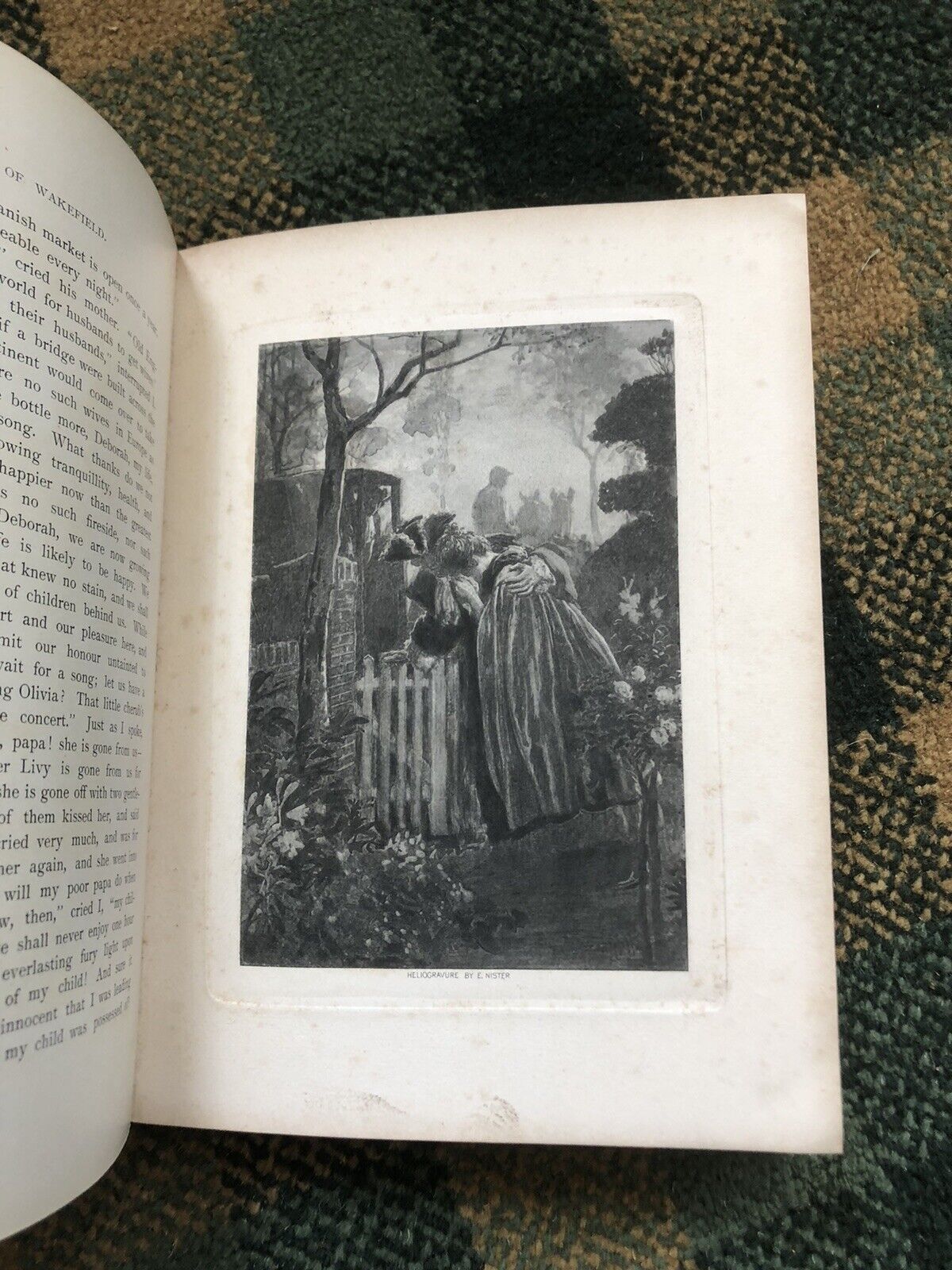 The Vicar of Wakefield : Oliver Goldsmith : H M Paget : Ernest Nister Decorative