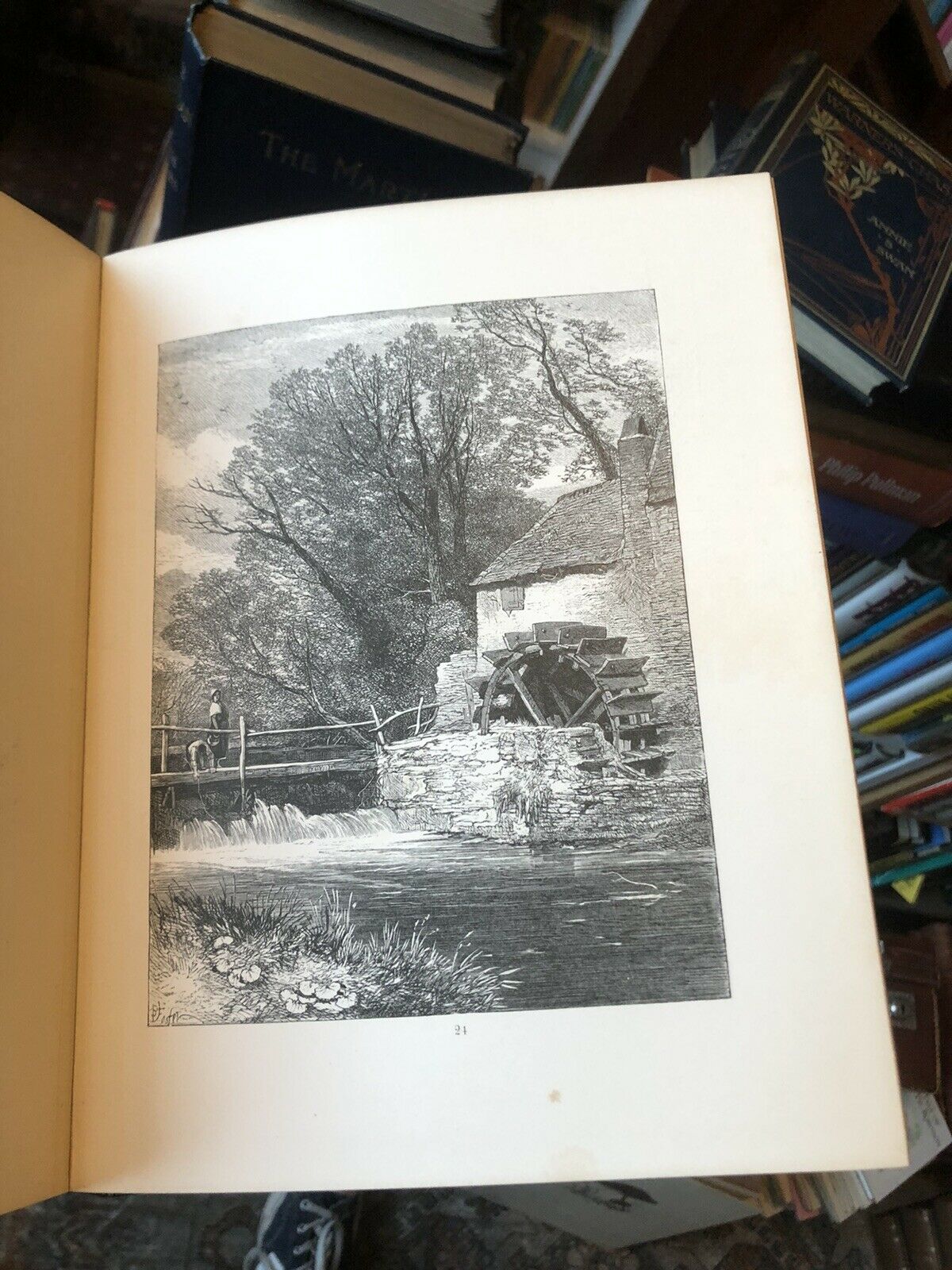 1863 Birket Foster's Pictures of English Landscape (30 Dalziel Engraved Plates)