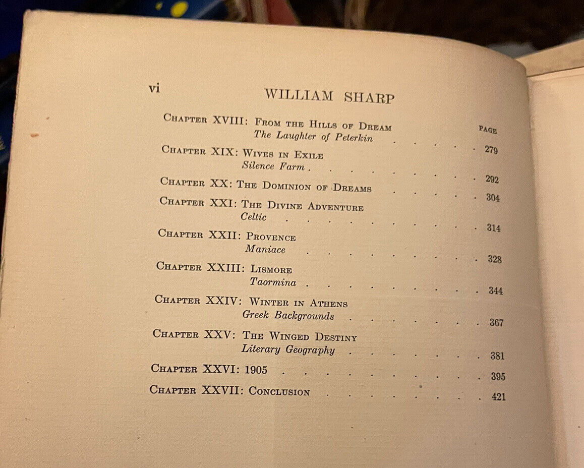 William Sharp ( Fiona MacLeod ) Spititual Celtic Literature 1910