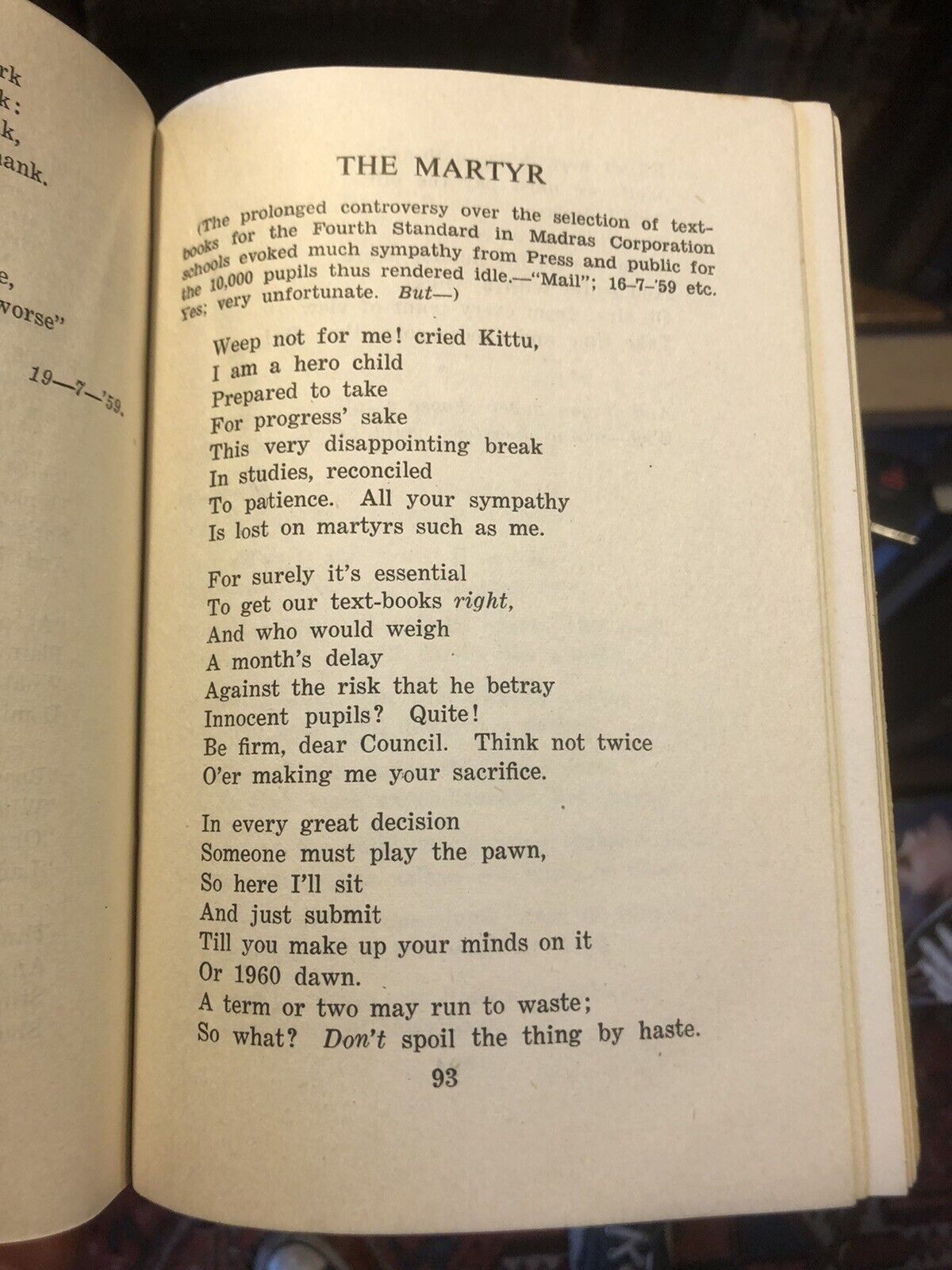 Second Century of Simius : Indian Political Poetical Satires Published in India