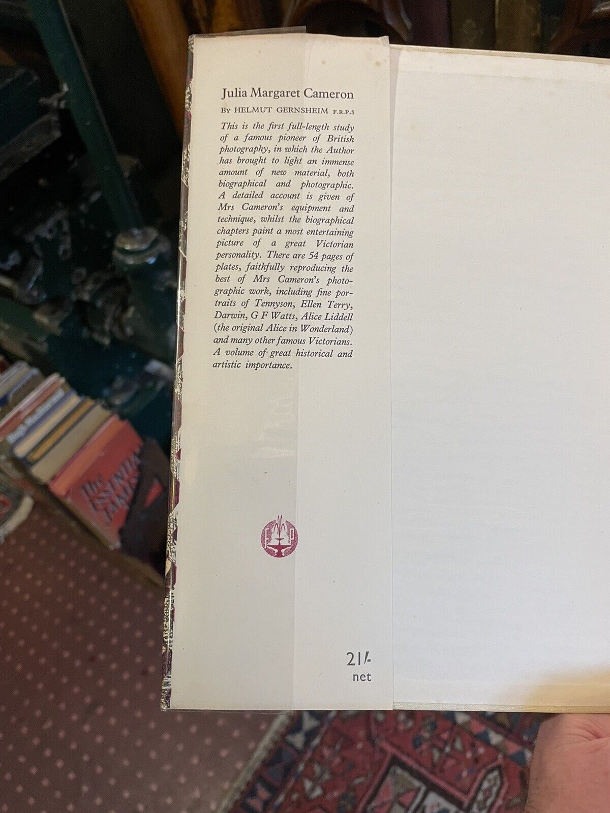 Julia Margaret Cameron ; Her Life and Photographic Work : Photography / 1st 1948