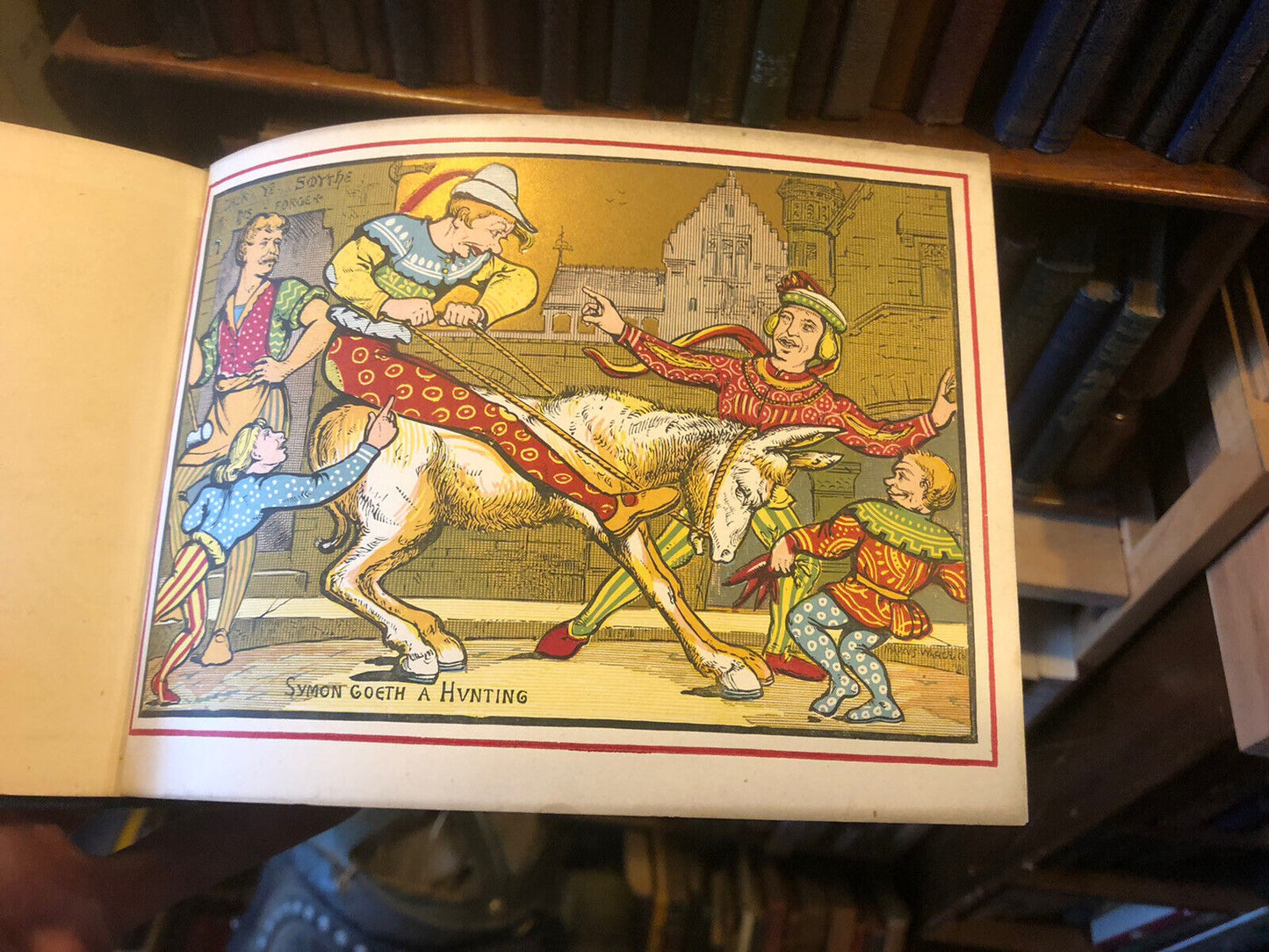 1872 The Royal Illuminated Book of Nursery Rhymes : Printed in Colours & Gold