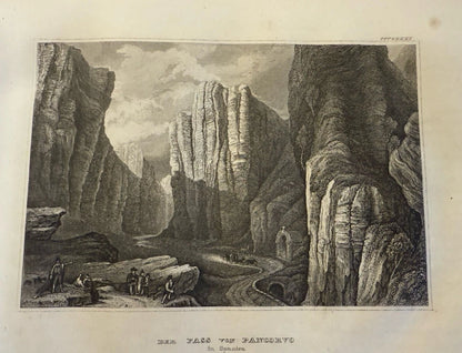 1833 Meyer's Universum (20 Volumes) 950 Steel Engravings : Exploration Geography