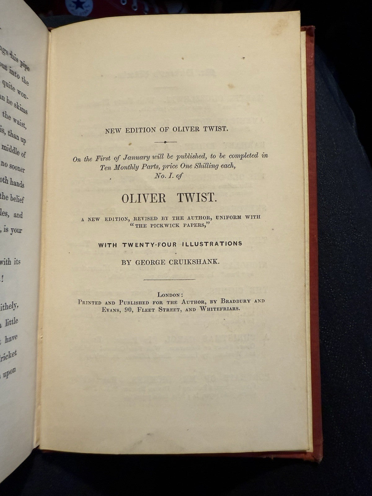 1846 Charles Dickens : The Cricket on the Hearth : 1st Ed / 2nd State