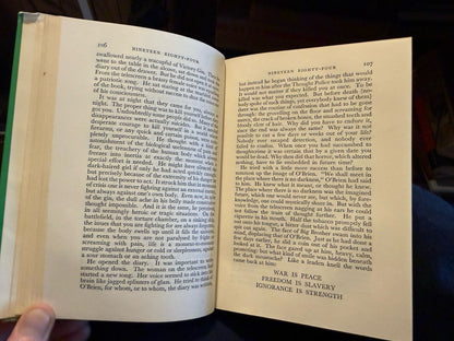 1954 George Orwell : Nineteen Eighty-Four Scarce First Uniform Ed + D/W 1984