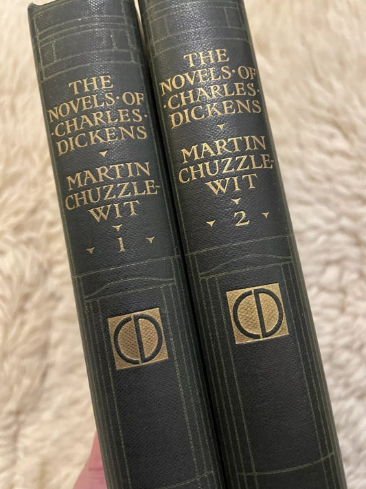 Charles Dickens : Martin Chuzzlewit : Talwin Morris Design : Illus by Phiz c1905