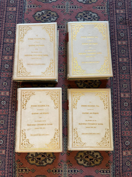 1905 Blavatsky : The Secret Doctrine : Vellum Presentation Hyderabad