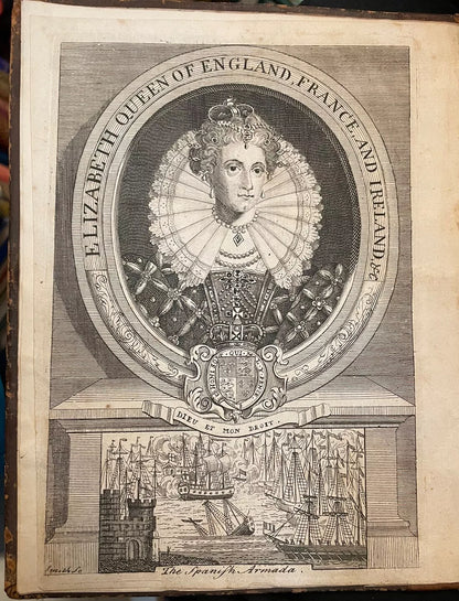 1738 Life of Queen Elizabeth : Death of Mary Queen of Scots : Spanish Armada