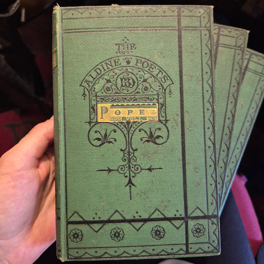 c.1860 The Poetical Works Of Alexander Pope In Three Vols ; The Aldine Poets