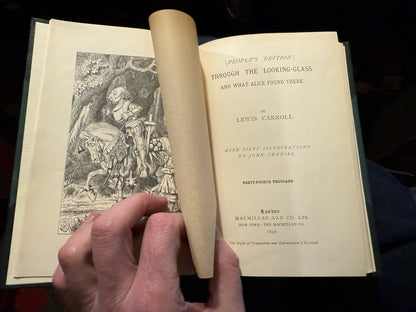 Lewis Carroll Alice's Adventures In Wonderland & Looking Glass Fine Binding 1896