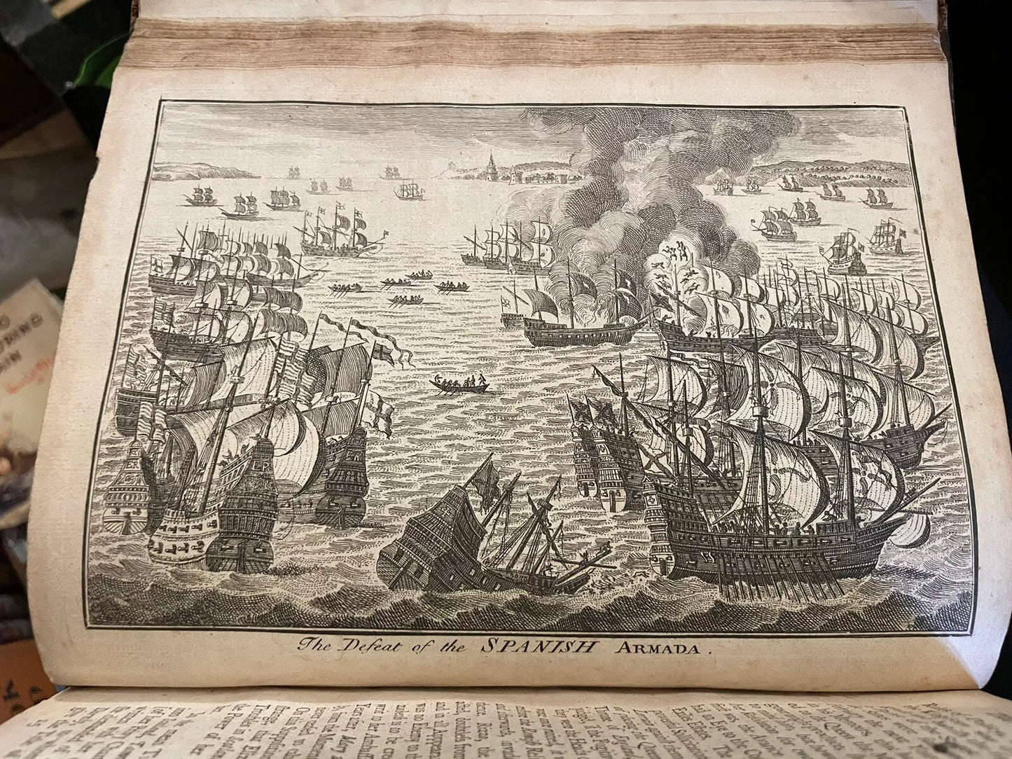 1738 Life of Queen Elizabeth : Death of Mary Queen of Scots : Spanish Armada