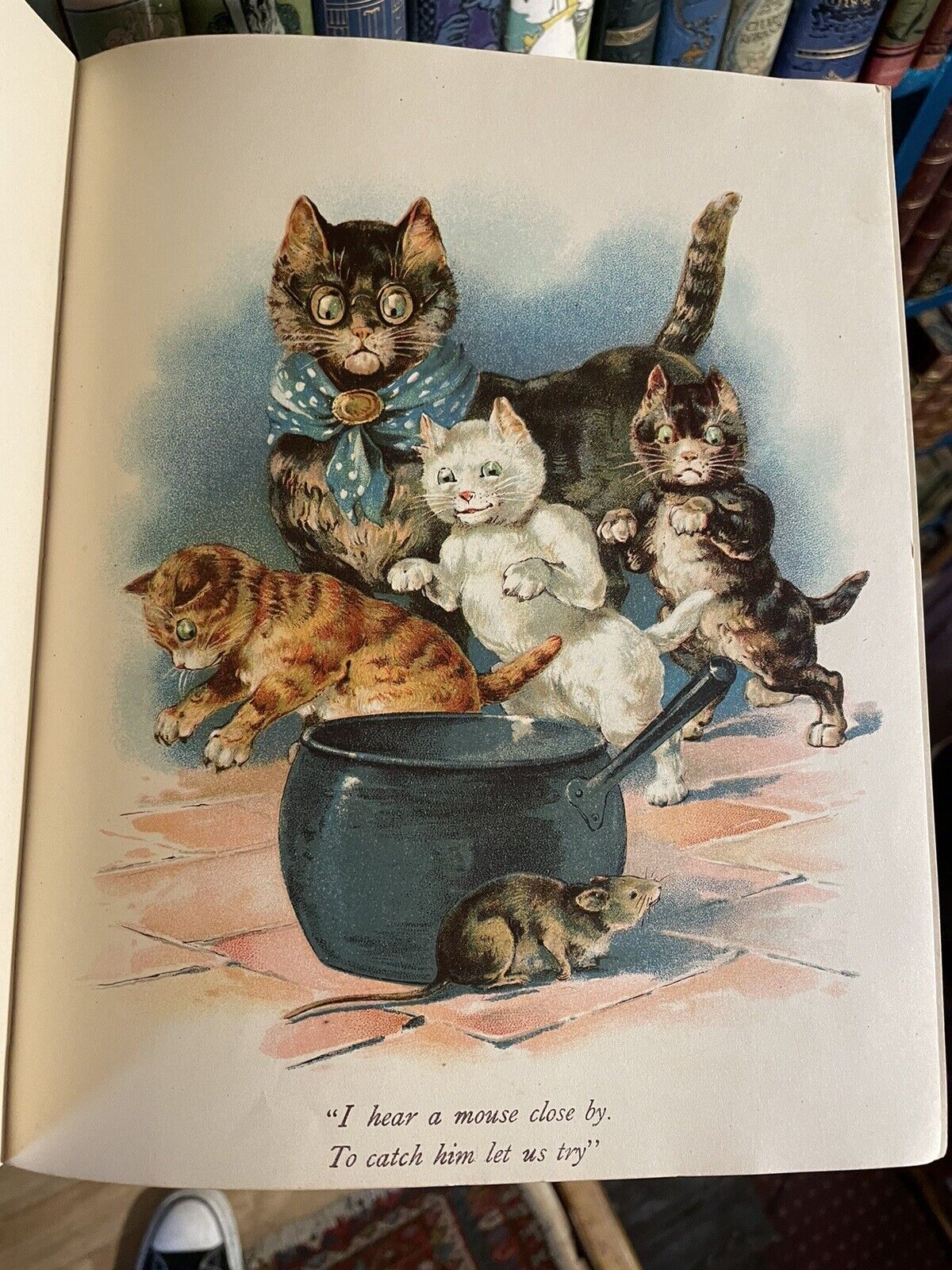 1898 Three Little Kittens : Raphael Tuck and Sons : Chromolithographs of Cats