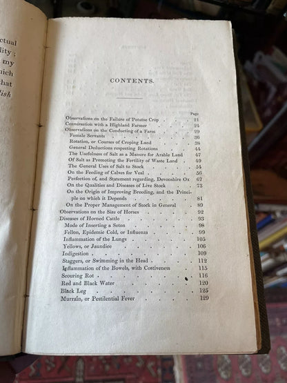 1836 The Observing Farmer's Travels Through Scotland