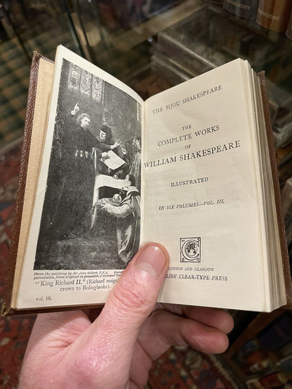 The Bijou William Shakespeare : Complete Works in 6 Volumes