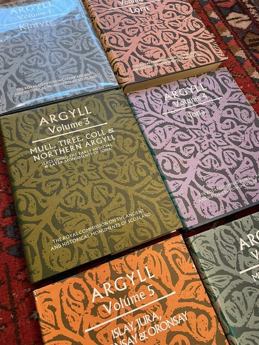 ARGYLL: AN INVENTORY OF THE ANCIENT MONUMENTS (7 Vols) IONA, LORN, KINTYRE etc