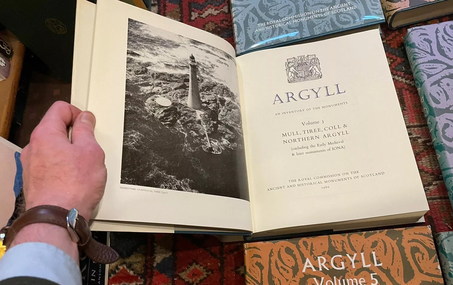 ARGYLL: AN INVENTORY OF THE ANCIENT MONUMENTS (7 Vols) IONA, LORN, KINTYRE etc