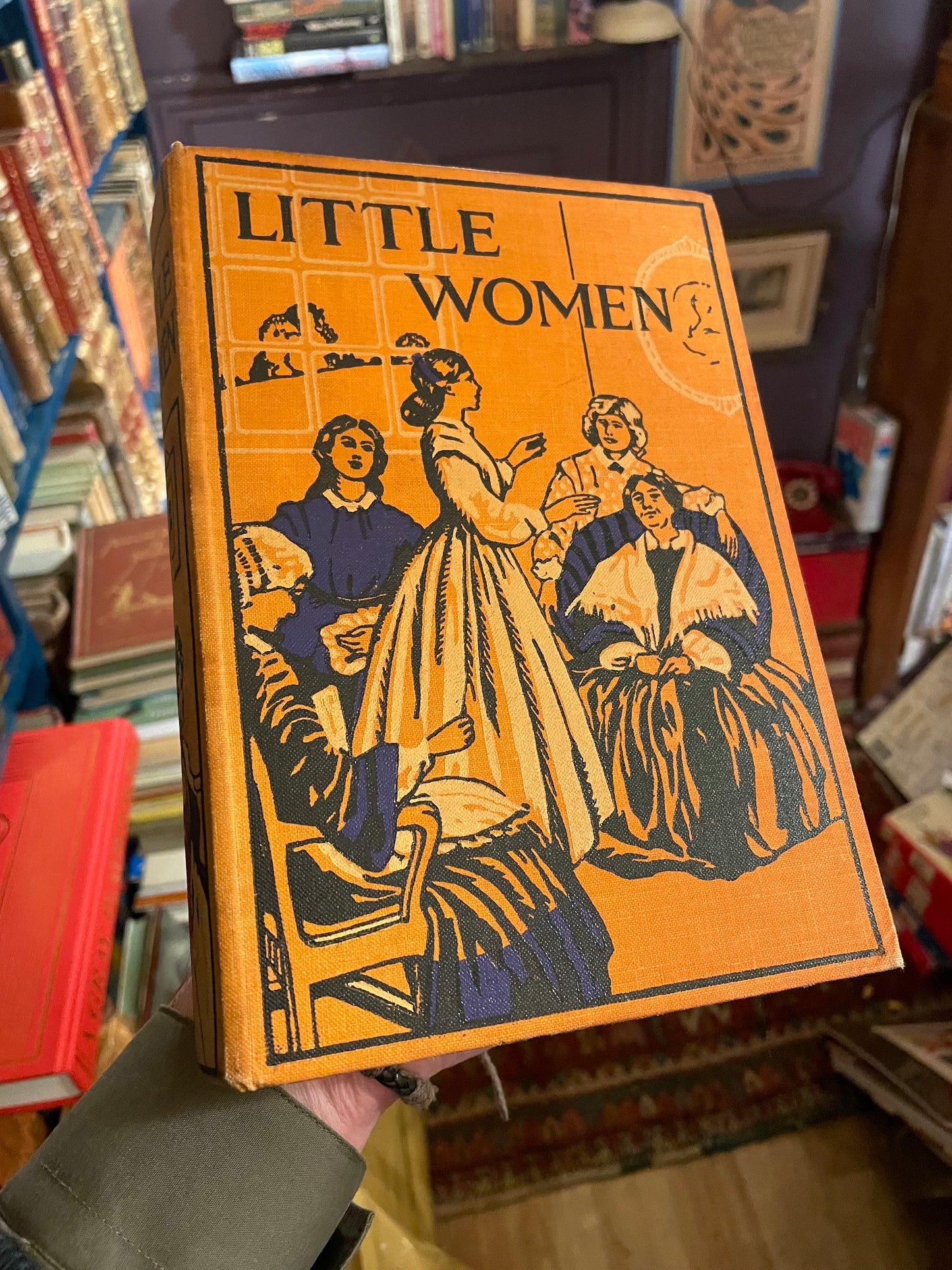 LITTLE WOMEN Louisa May Alcott LOVELY ANTIQUE ILLUSTRATED COPY c1920