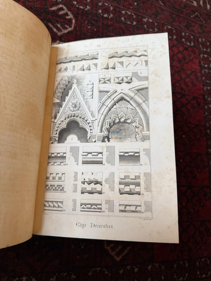 1858 The Stones of Venice : John Ruskin (3 Vols) Illustrated : 2nd Edition