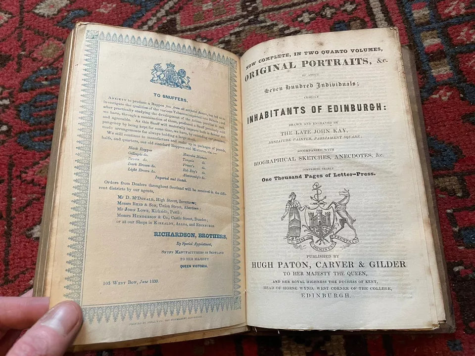 1839 The Post Office Annual Directory & Calendar 1839-40 : Edinburgh & Leith