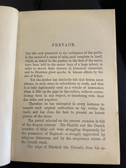 1891 Alfgar the Dane or the Second Chronicle of Aeschendune A. D. Crake